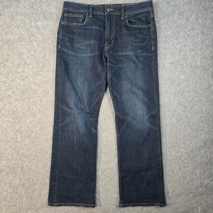 American Eagle Jeans Mens 33x30 Original Bootcut Extreme Flex Dark Wash Faded